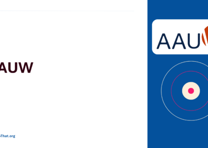 AAUW fellowships and grants cover