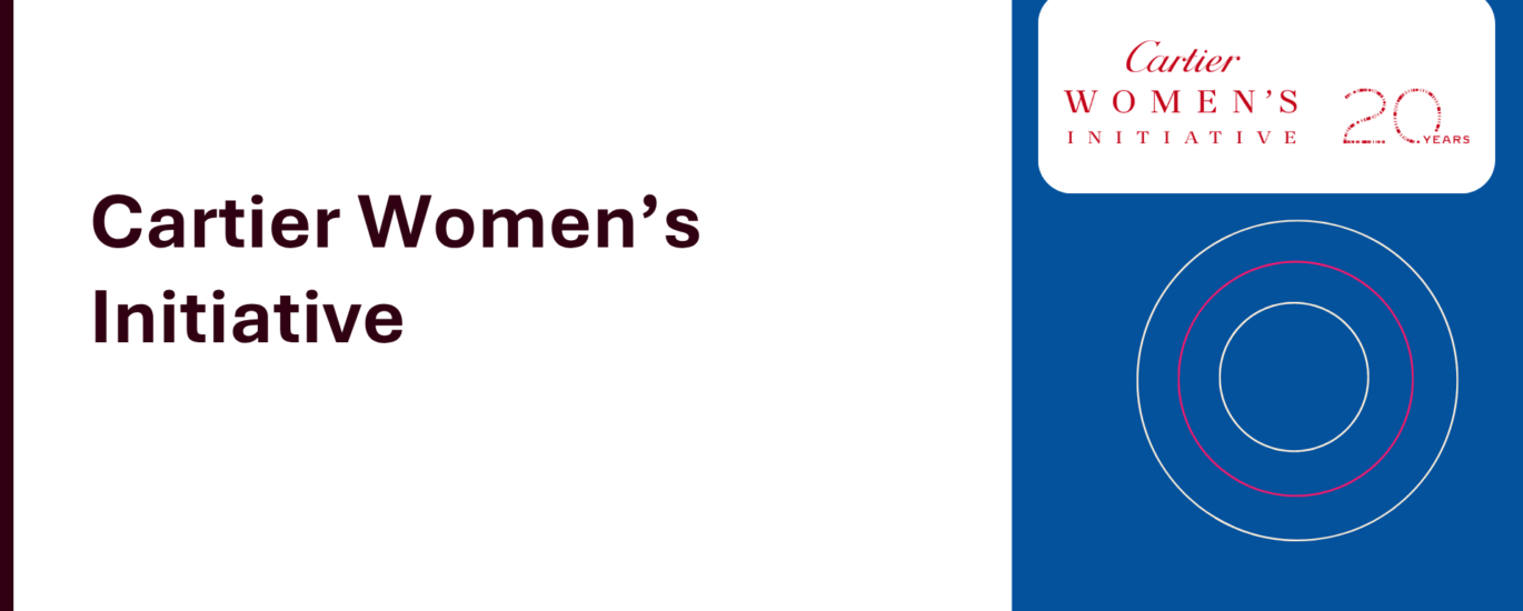 Cartier Women’s Initiative Regional Awards 2027 cover