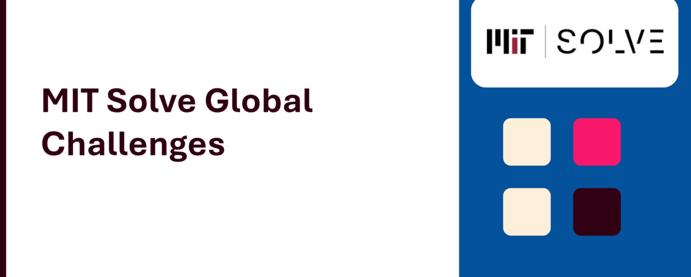 MIT Solve 2027 Global Challenges cover