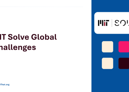 MIT Solve 2027 Global Challenges cover