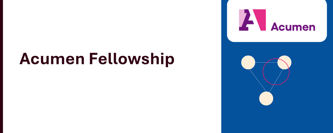 Acumen Fellowship regional programs cover