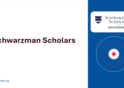 Schwarzman Scholars program cover
