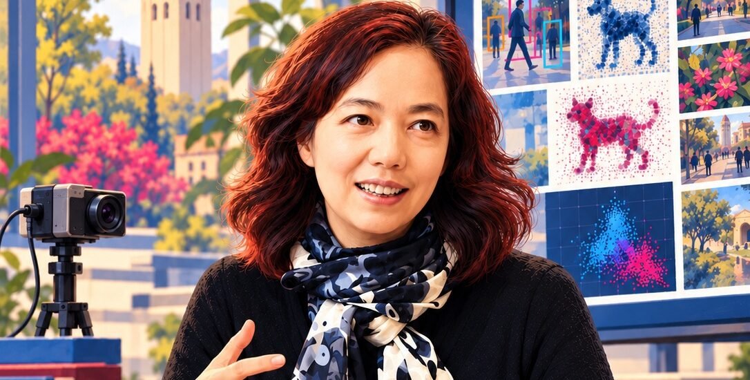 Fei-Fei Li — Girls Do That profile illustration