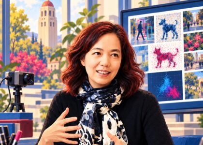 Fei-Fei Li — Girls Do That profile illustration